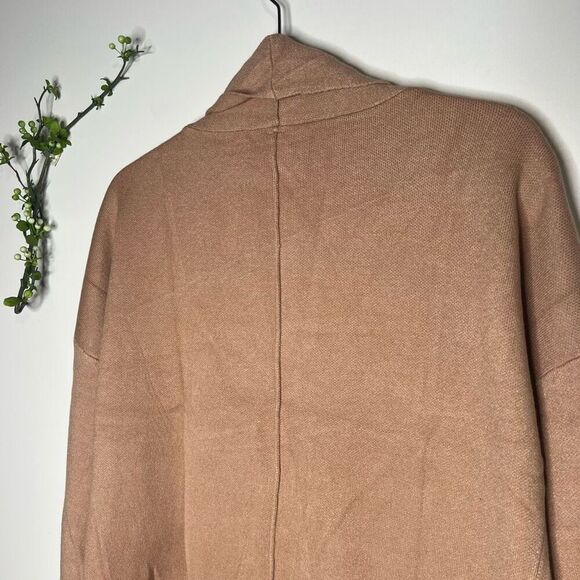 Anrabess Long Duster Cardigan Sweater Coat Camel Tan Brown Sz XL NWT! - Picture 7 of 9